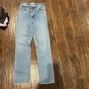 Abercrombie and Fitch medium wash high rise  jeans size 2 long